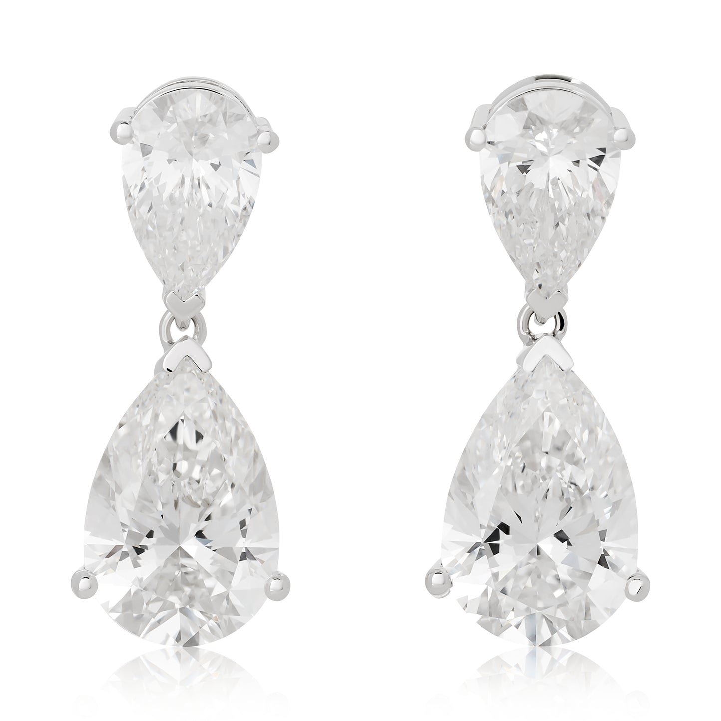 Lab Diamond Dangle Earrings