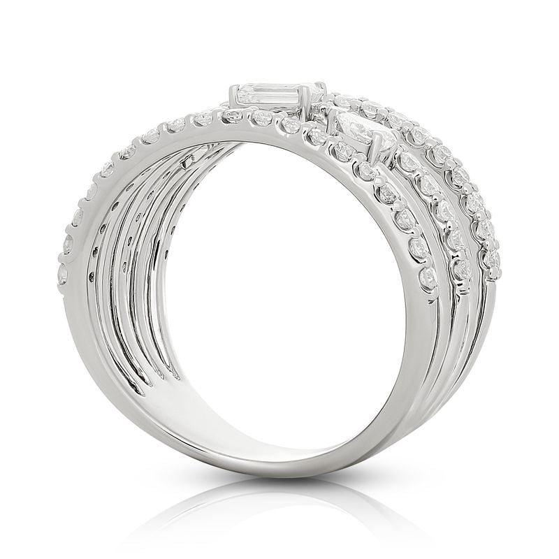 Fancy Shape Diamond Cage Ring