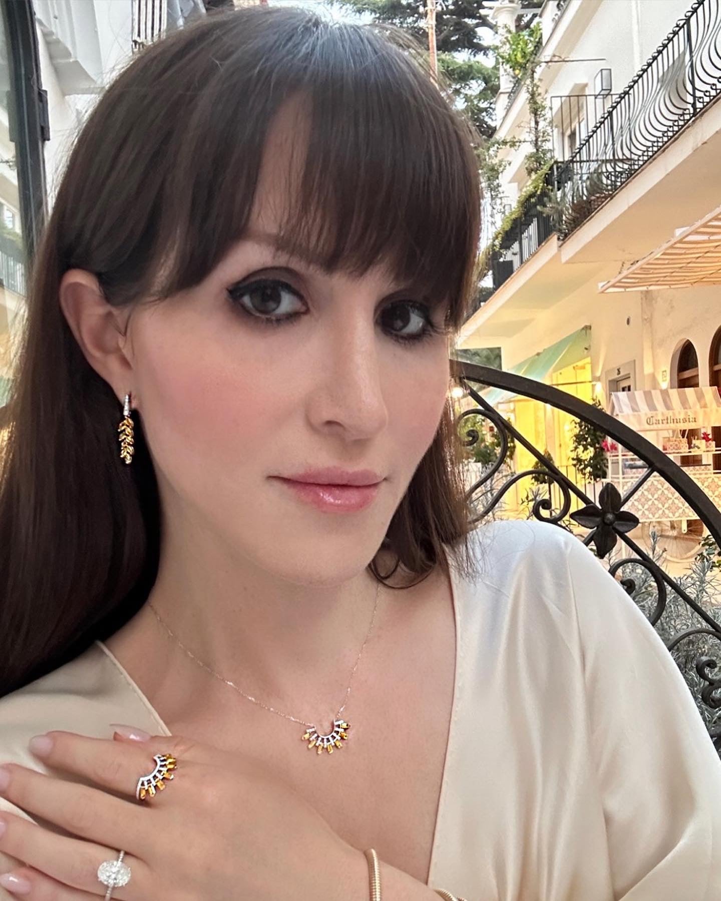 Sapphire and Diamond Sunshine Pendant - Two