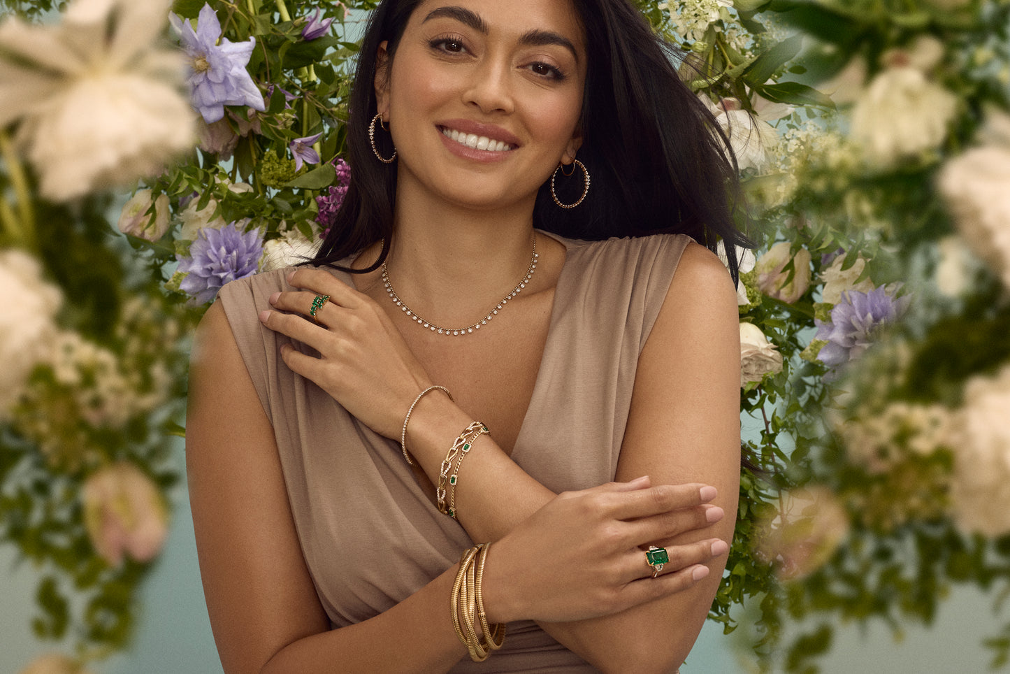 Triple Row Tubogas Bracelet