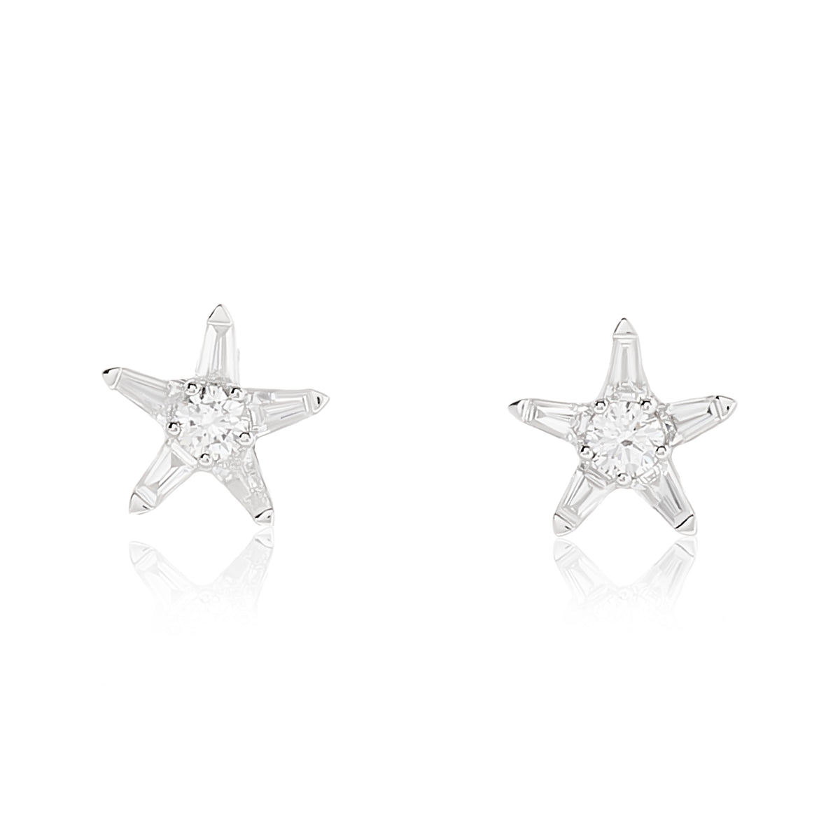 Diamond Twinkling Lights Star Studs Nicole Rose Fine Jewelry