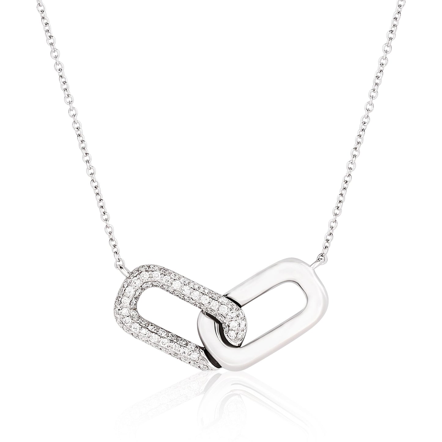 Forever Diamond Paperclip Necklace