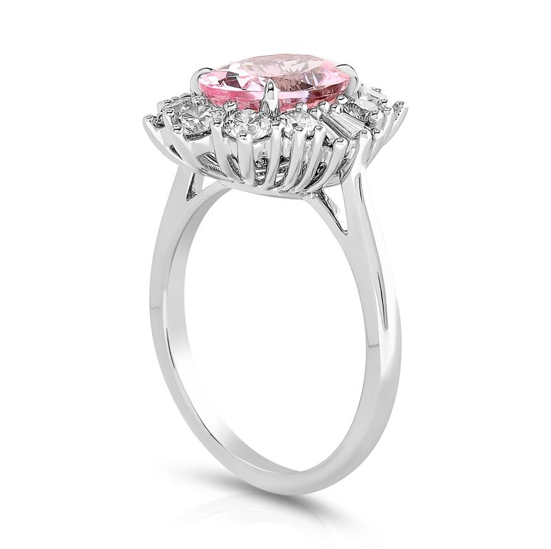 In Bloom Morganite and Diamond Ring