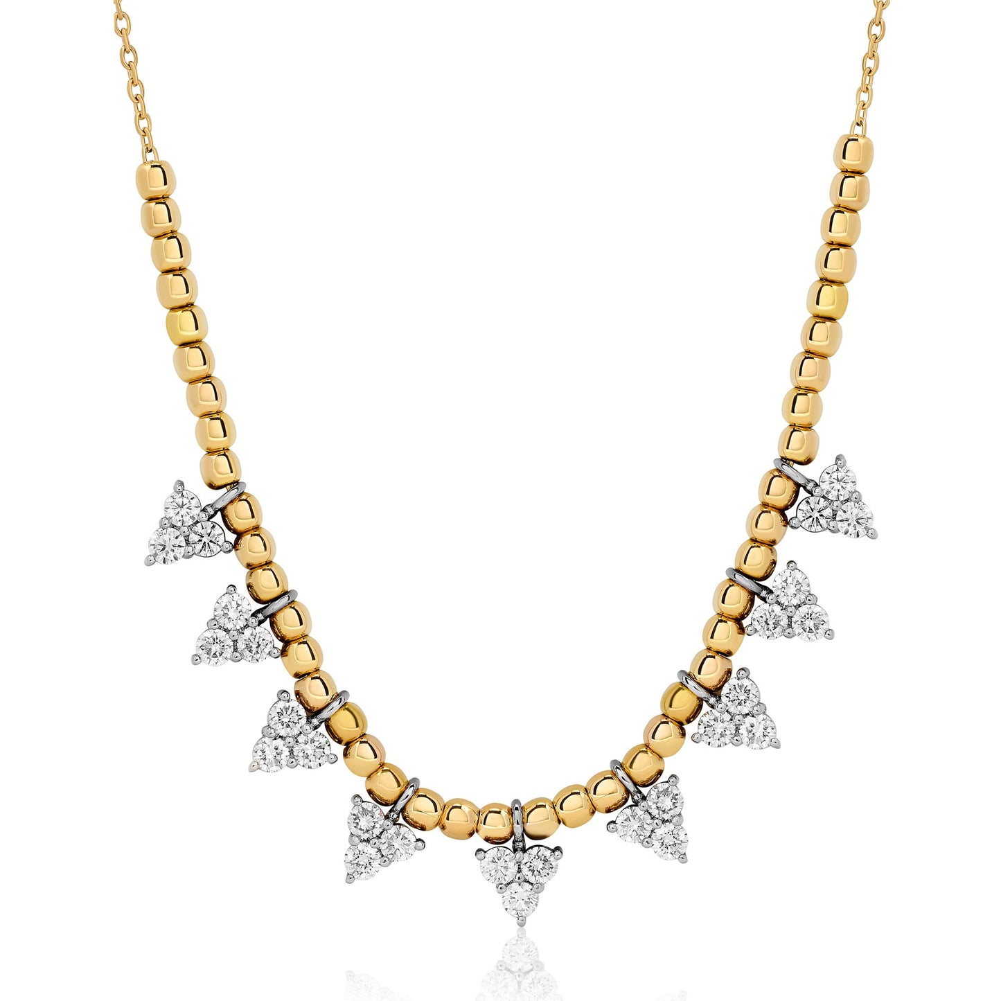 Diamond Aspen Beaded Necklace