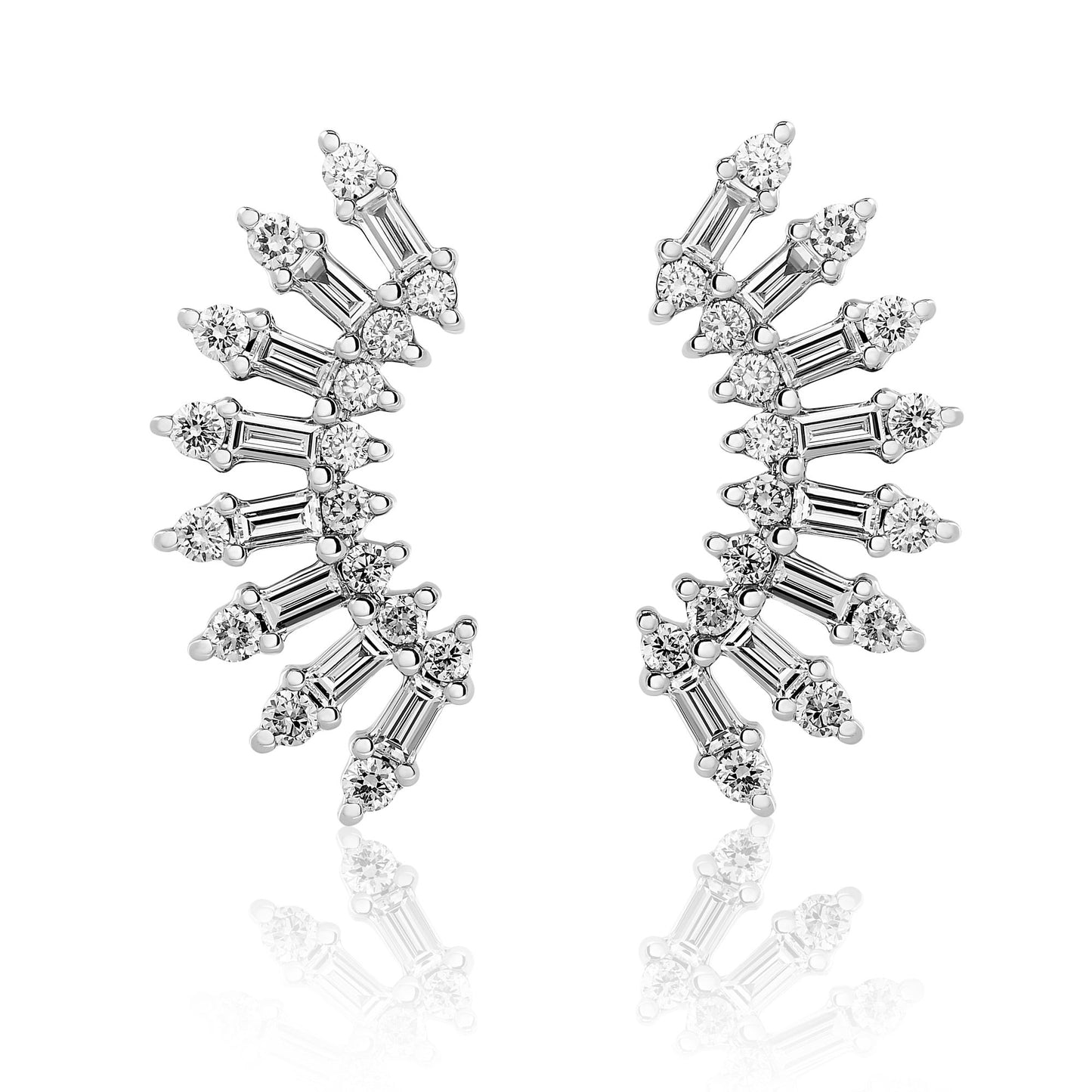 Diamond Crown Earrings
