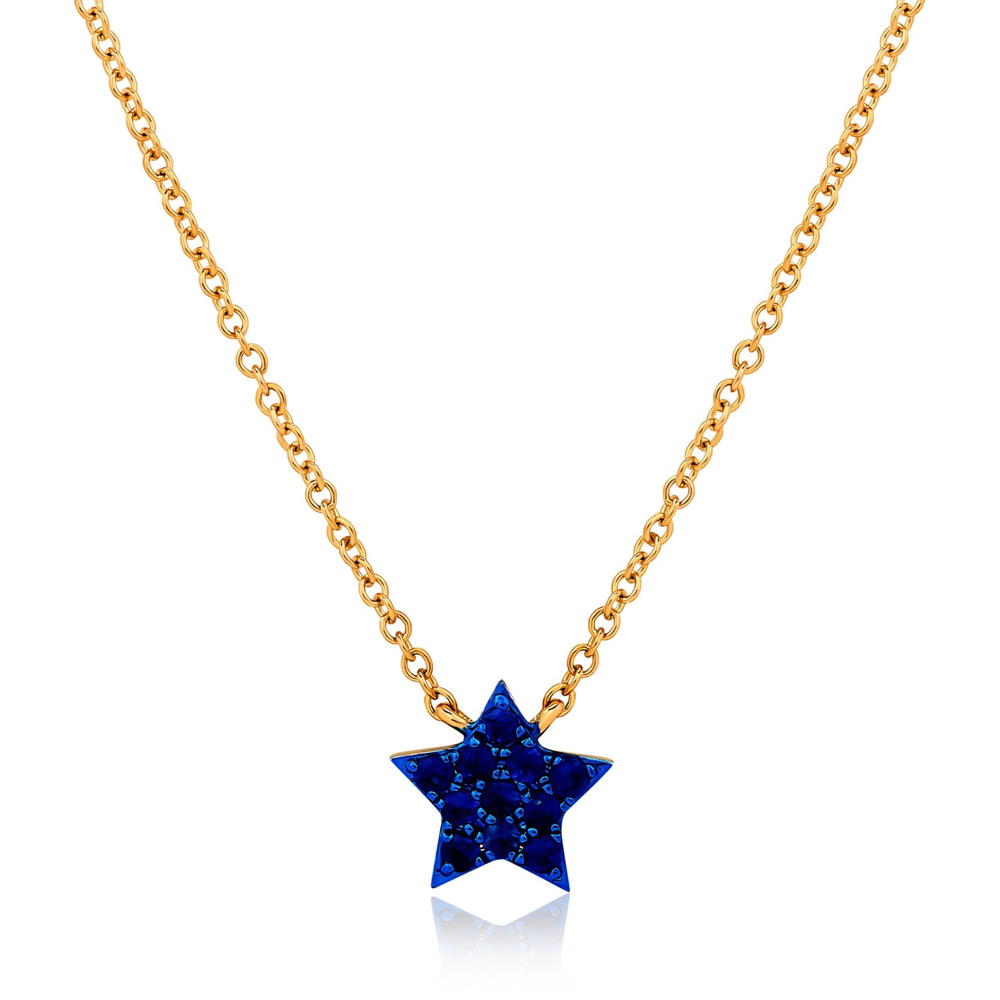 Petite Sapphire "Vibrant" Star Pendant
