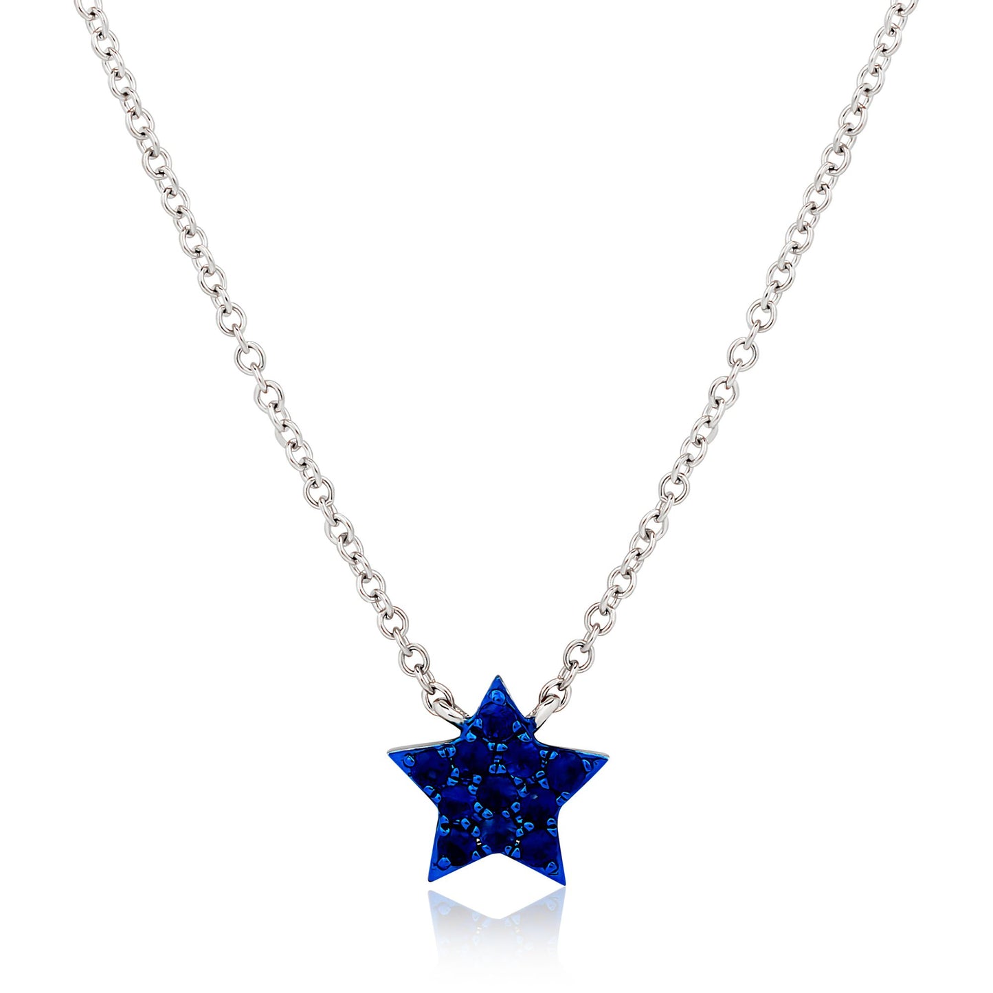 Petite Sapphire "Vibrant" Star Pendant