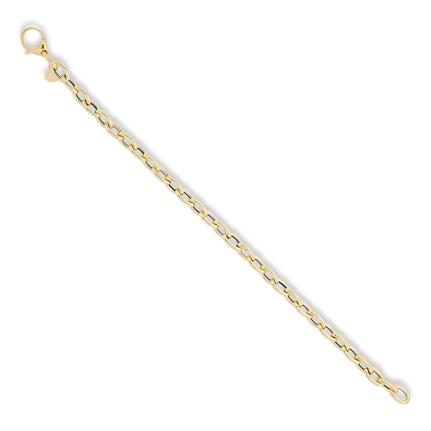 Semi Oval Link Bracelet