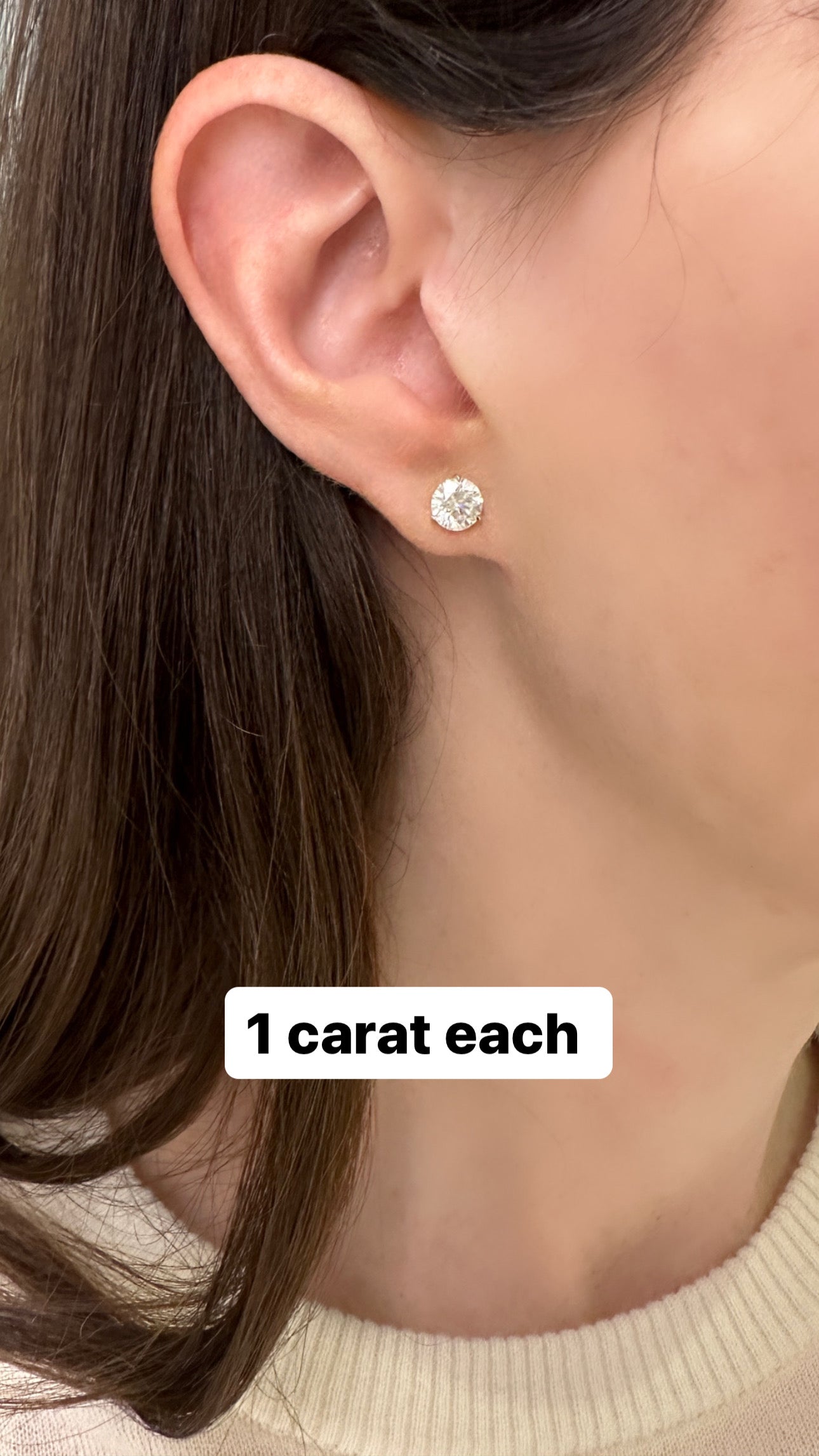 Lab Grown Diamond Studs-IGI Certified