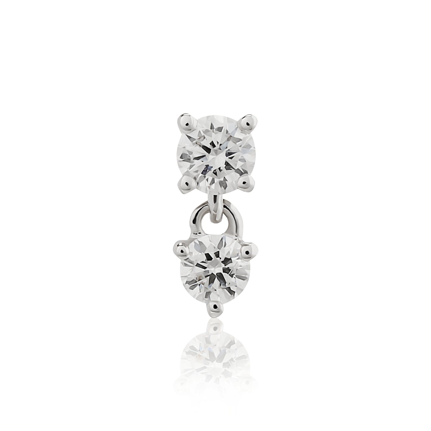 Flat Back Stud Earring
