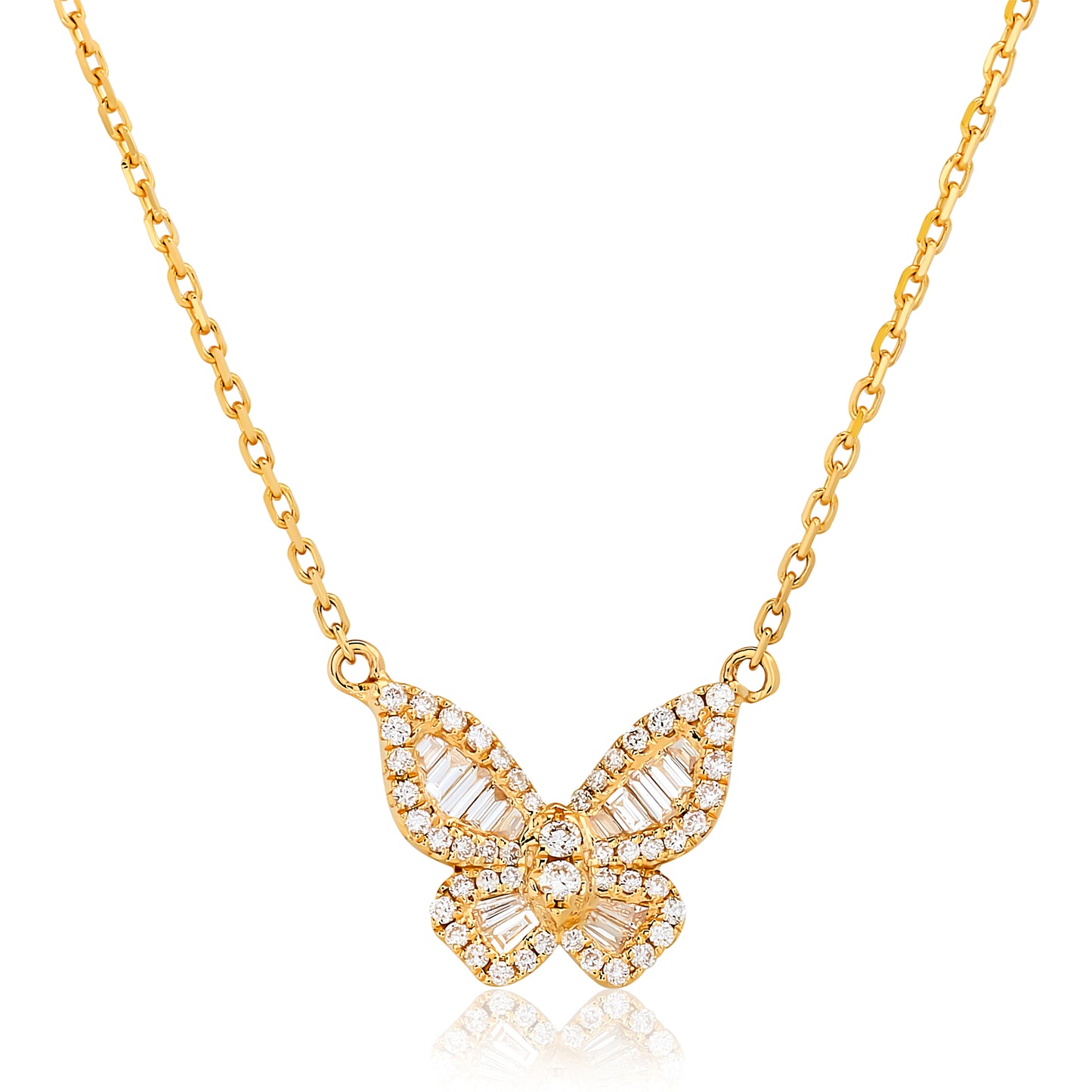 Romantic Diamond Butterfly in Size 2