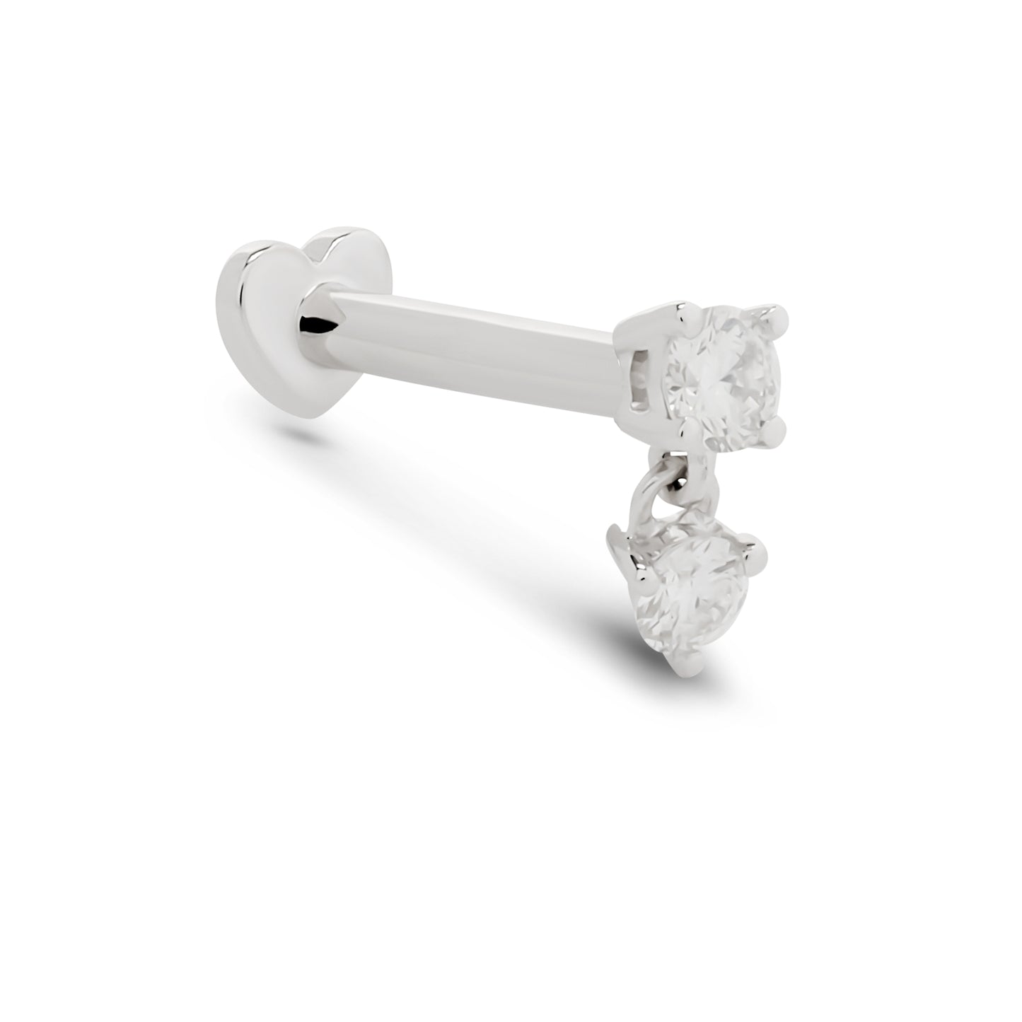 Flat Back Stud Earring