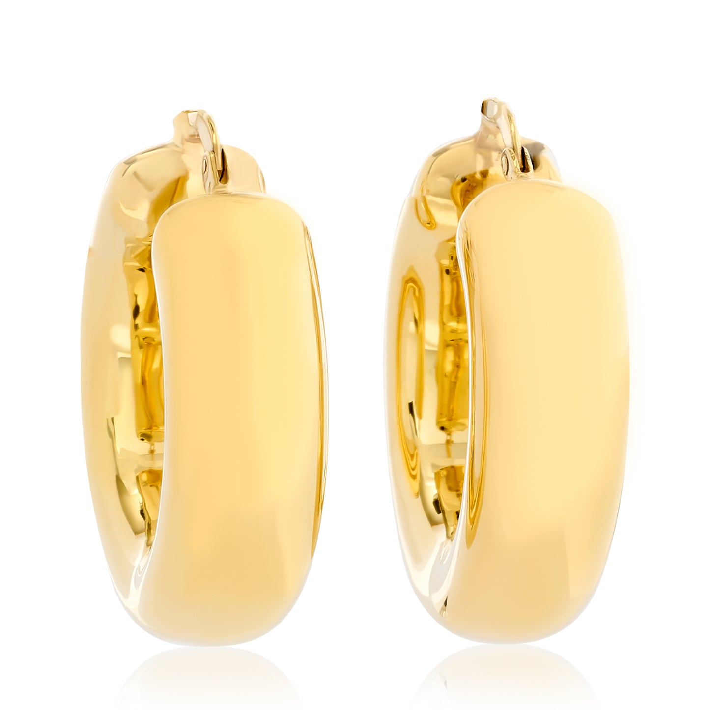 Medium Chunky Hoop Earrings