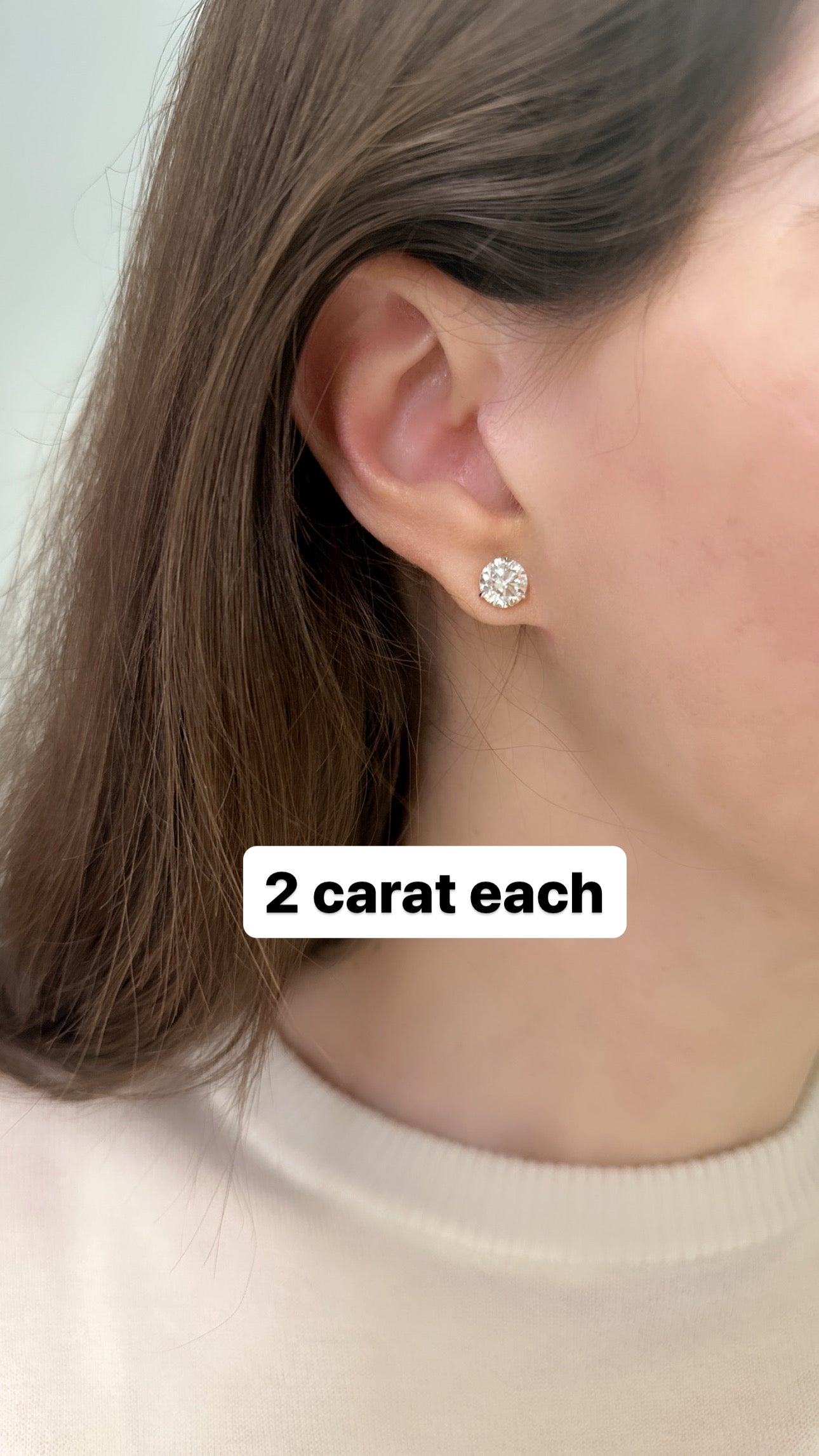 Lab Grown Diamond Studs-IGI Certified