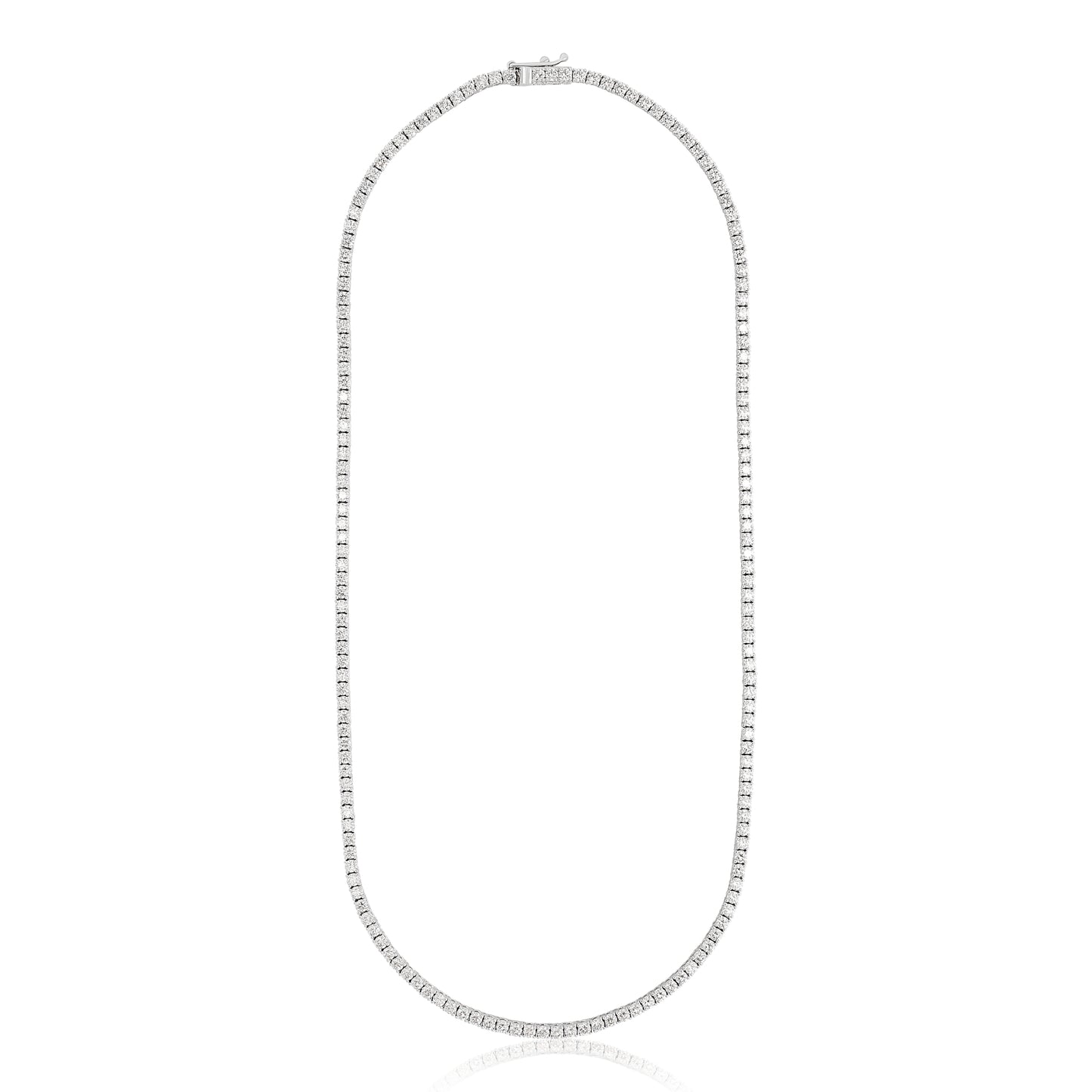 Classic "Luxe" Diamond Tennis Necklace 7
