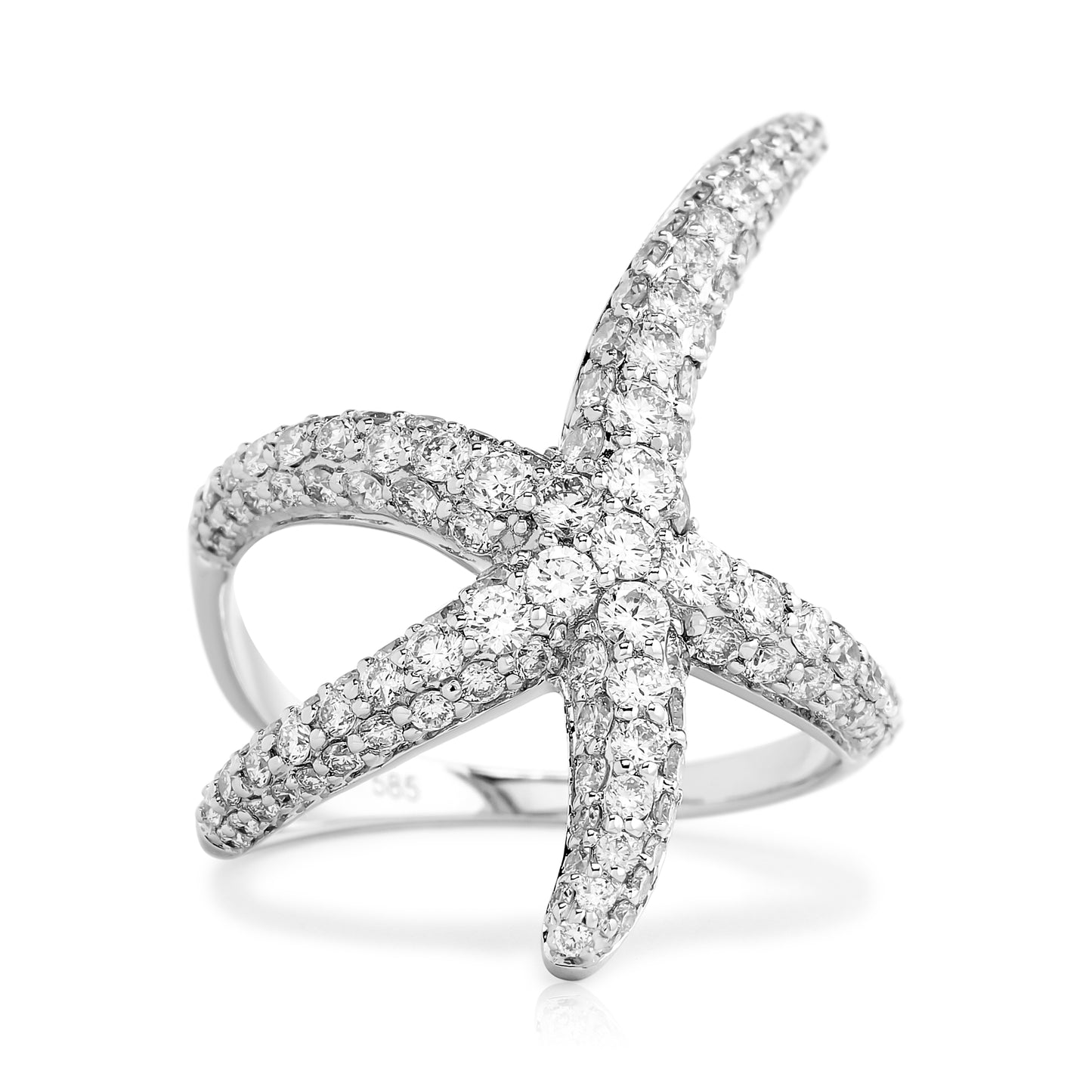Starfish Diamond Ring