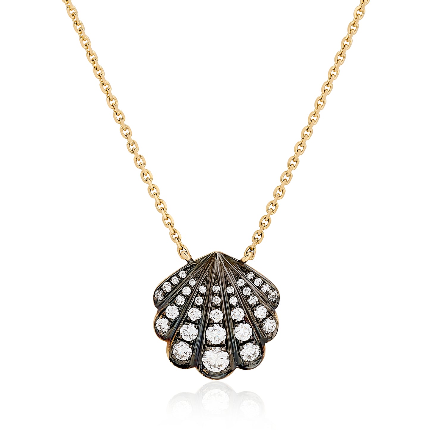 Diamond SeaShell Pendant