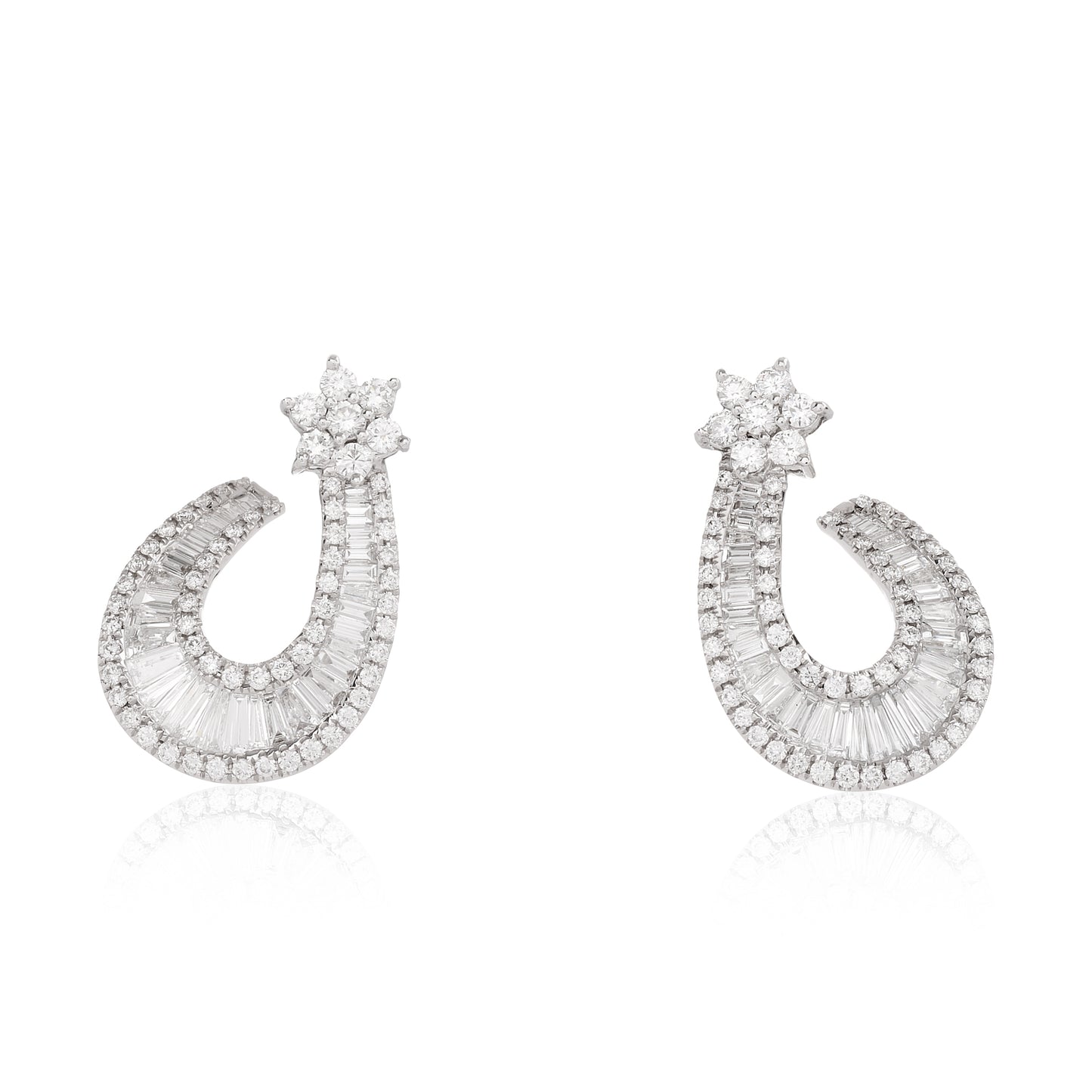 Diamond Shooting Star Earrings