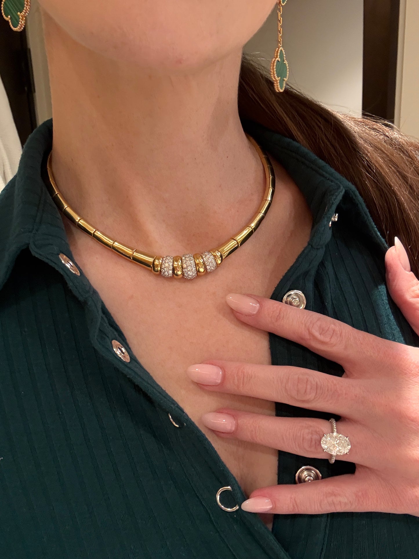 Vintage Gold and Diamond Necklace