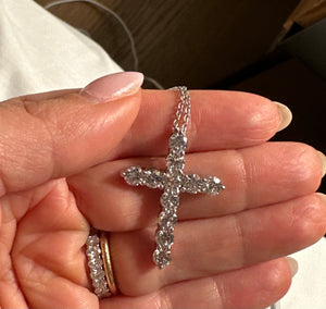 Special Edition The Mallory Cross Diamond Pendant - Five