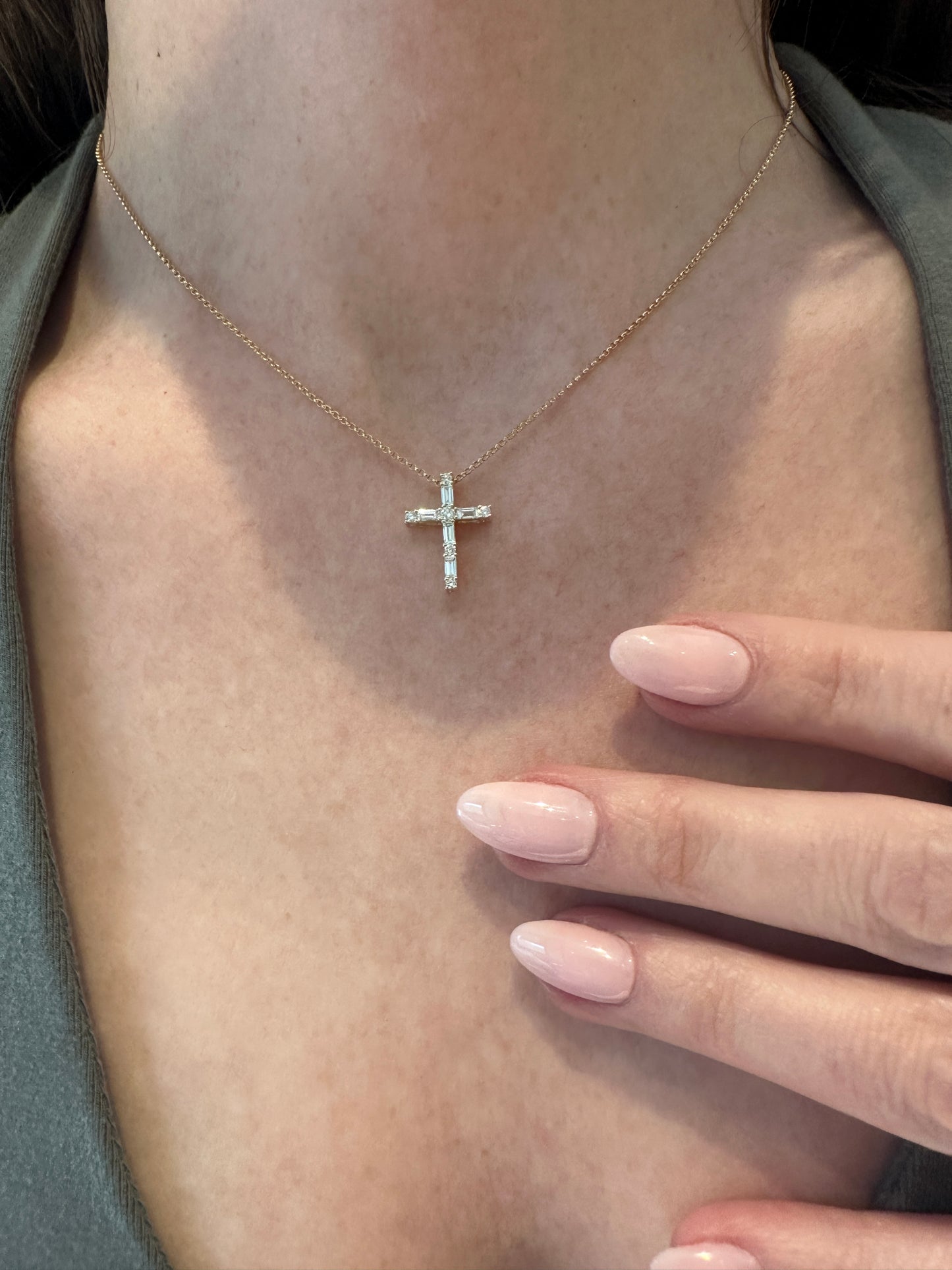 Diamond Cross Pendant