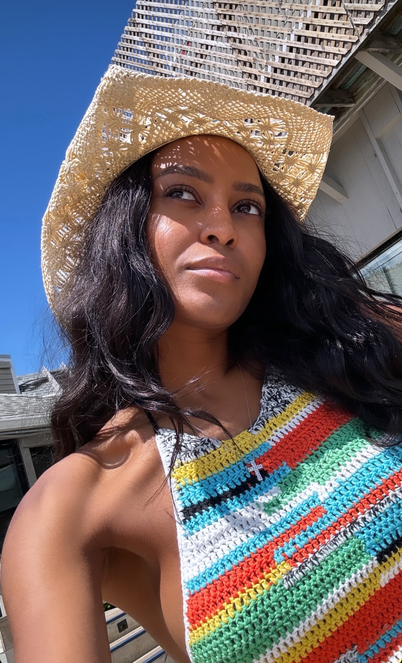 Diamond Illusion Cross Pendant