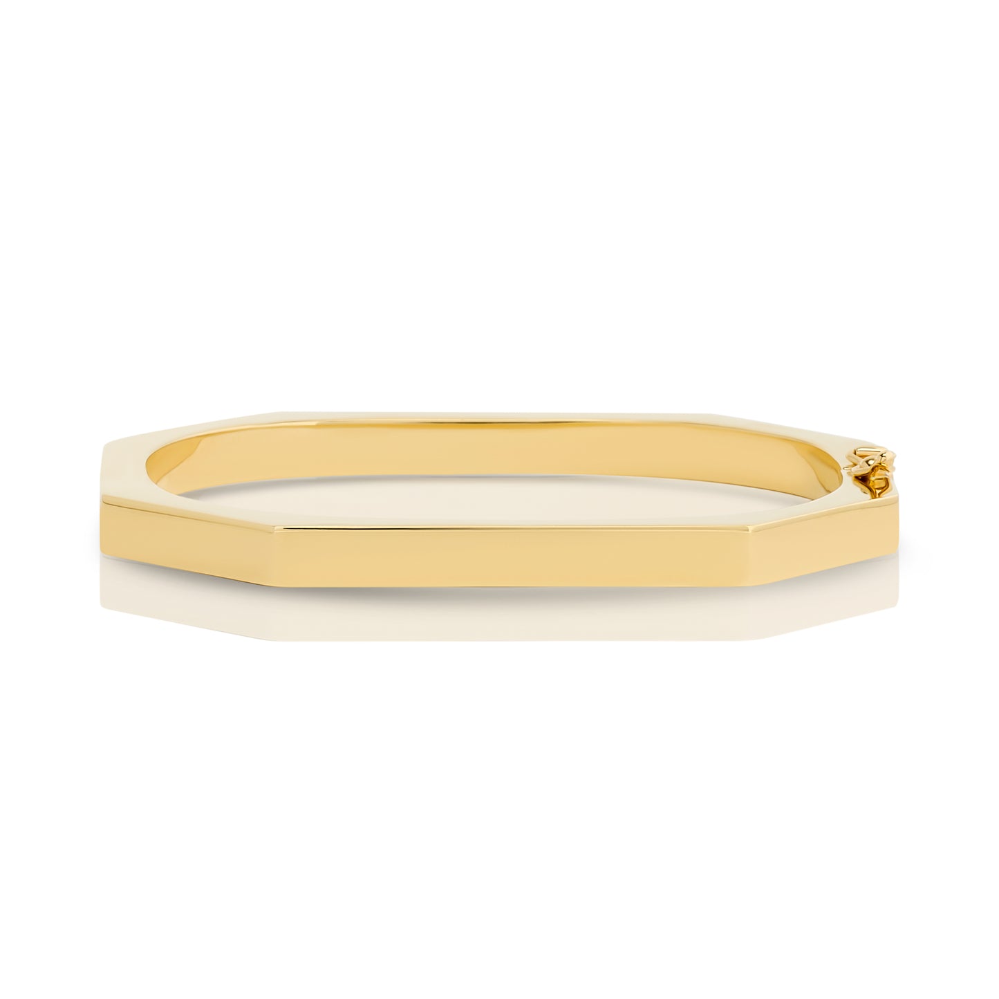 Estate Yellow Gold Octogon Bangle