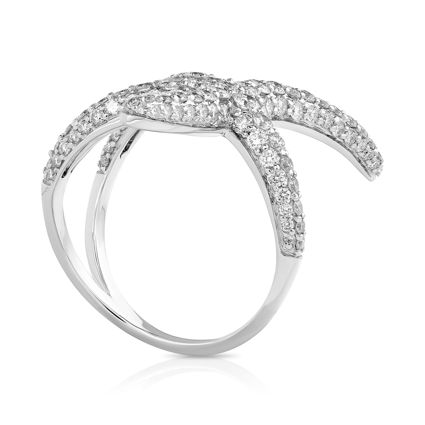 Starfish Diamond Ring