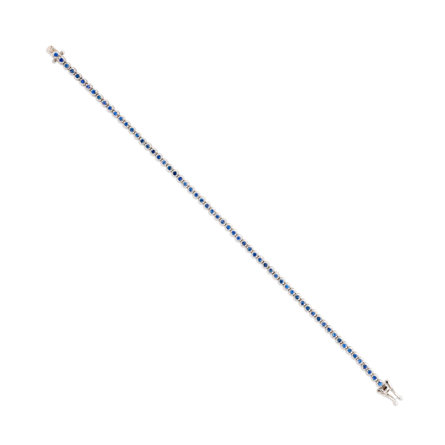 Dainty 1 Sapphire Tennis Bracelet