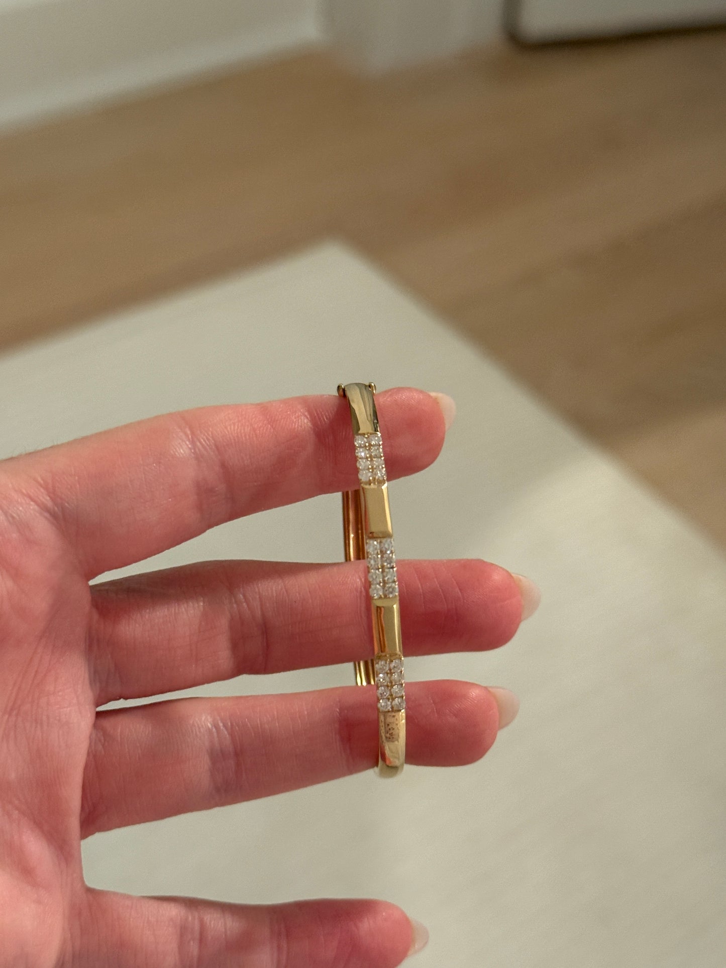 Diamond NYC Bangle Bracelet