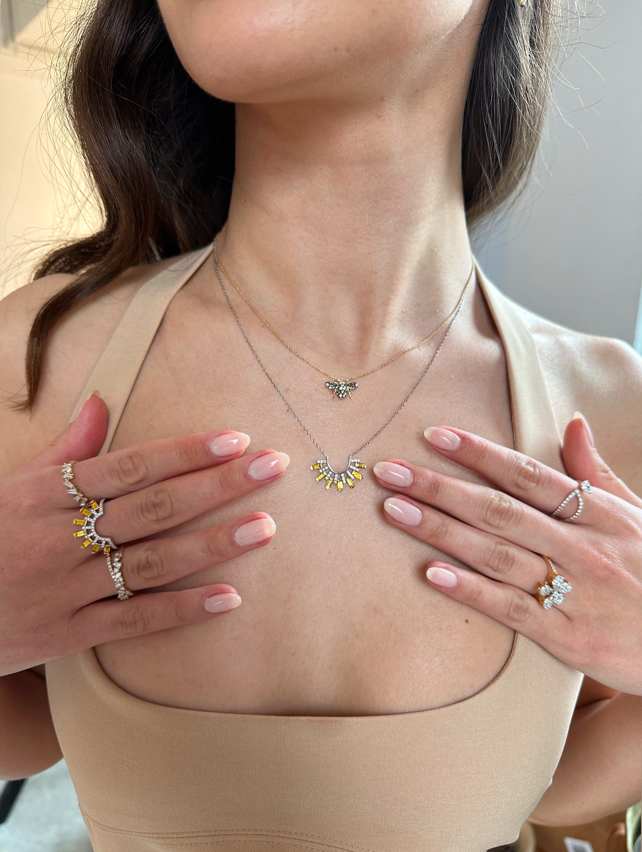 Diamond Criss Cross Band