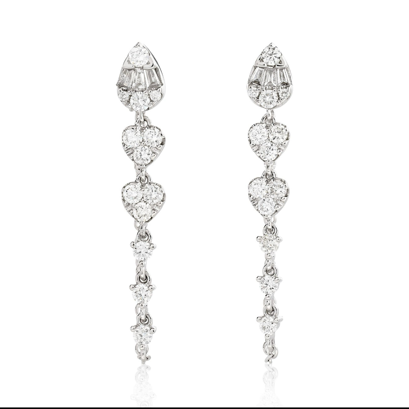 Diamond Chain Earrings