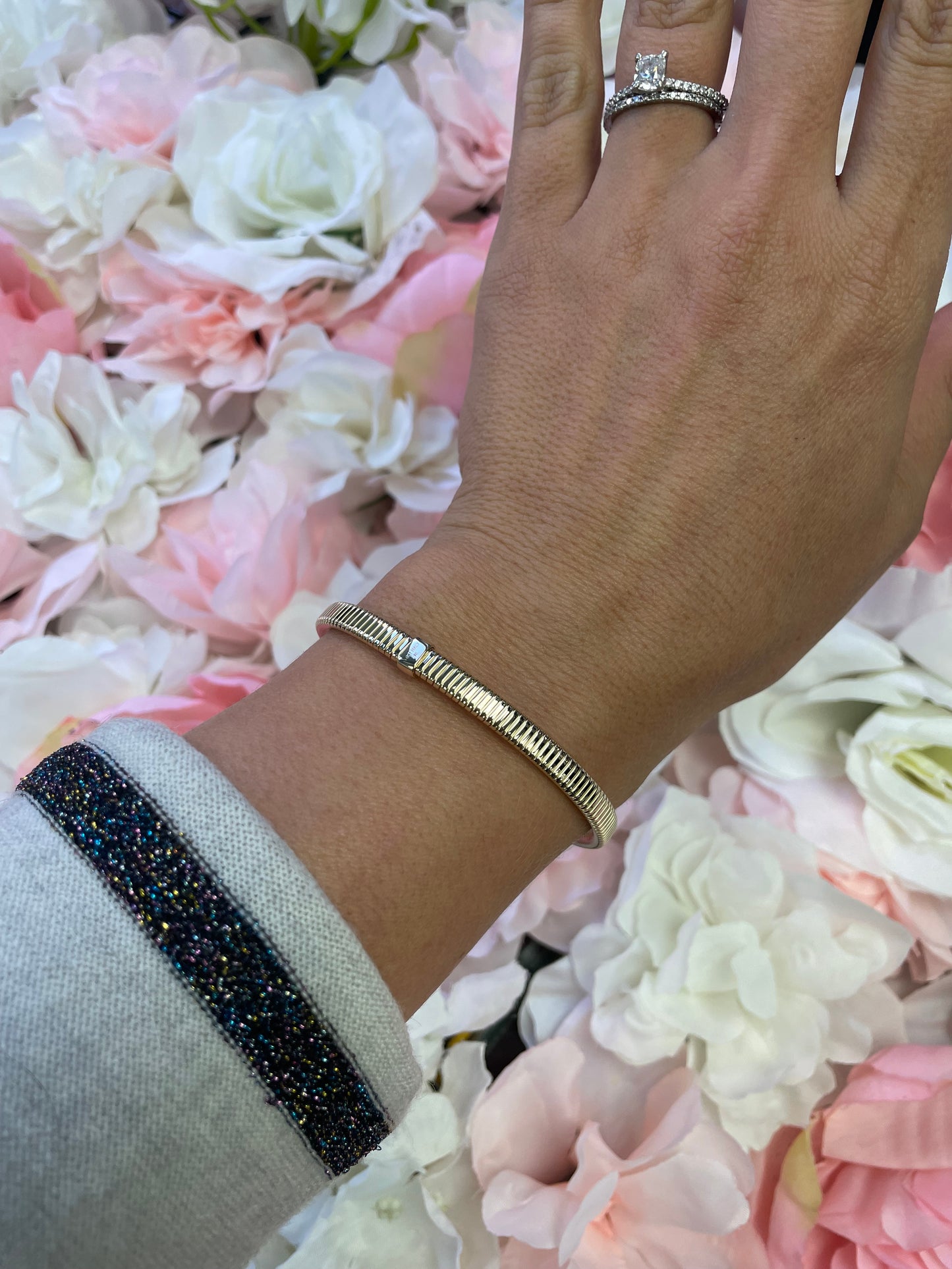 Gold Tubogas Bracelet