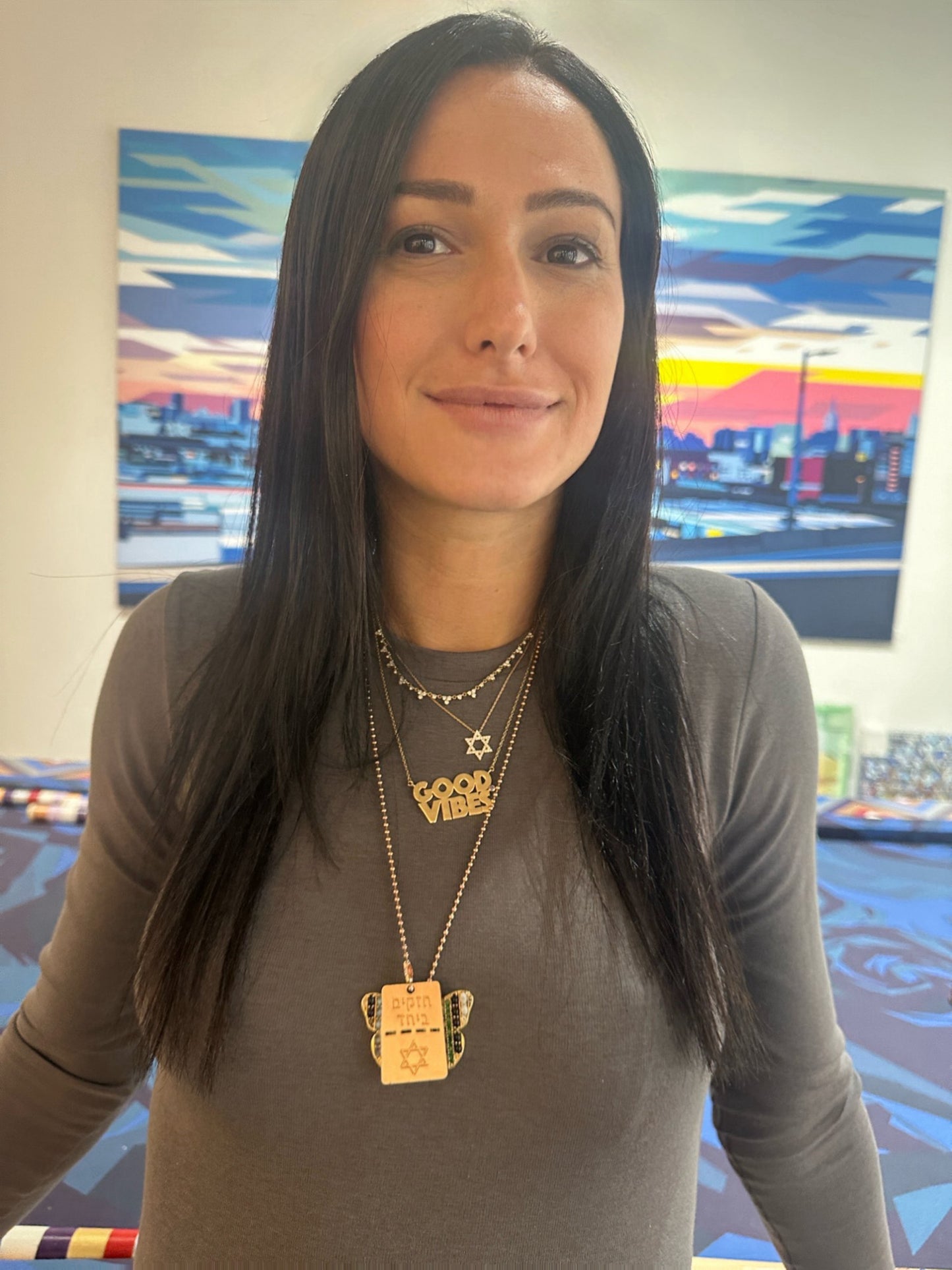 Petite Diamond Star of David Pendant