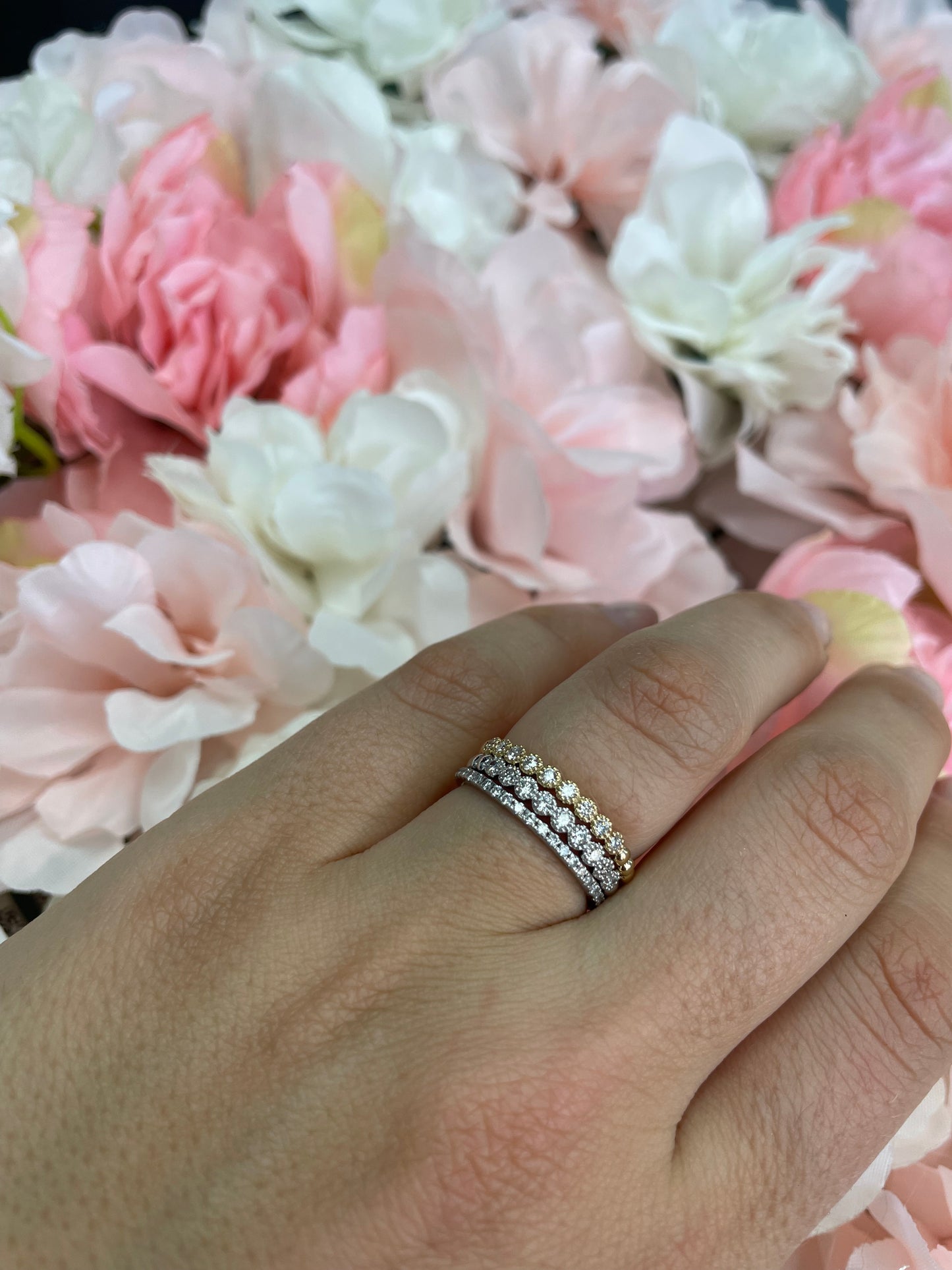 Dainty 2 Diamond Band