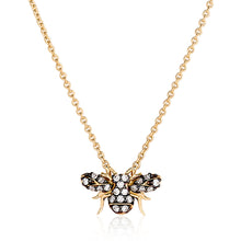 Load image into Gallery viewer, Diamond Bumble Bee Pendant
