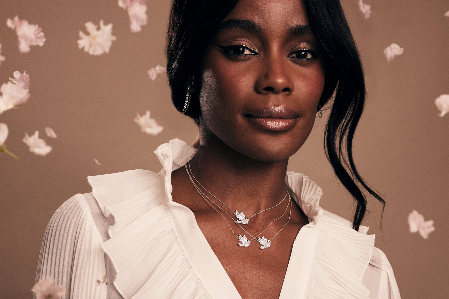 Diamond Dove Pendant