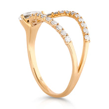 Load image into Gallery viewer, Pear and Round Diamond Ring - Two