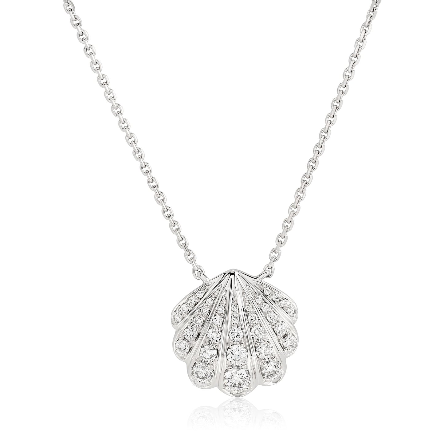Diamond SeaShell Pendant