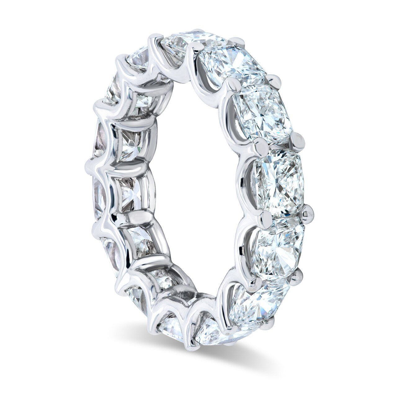 Radiant Cut Diamond Eternity Band