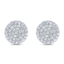 Load image into Gallery viewer, Diamond Pave Stud Earrings