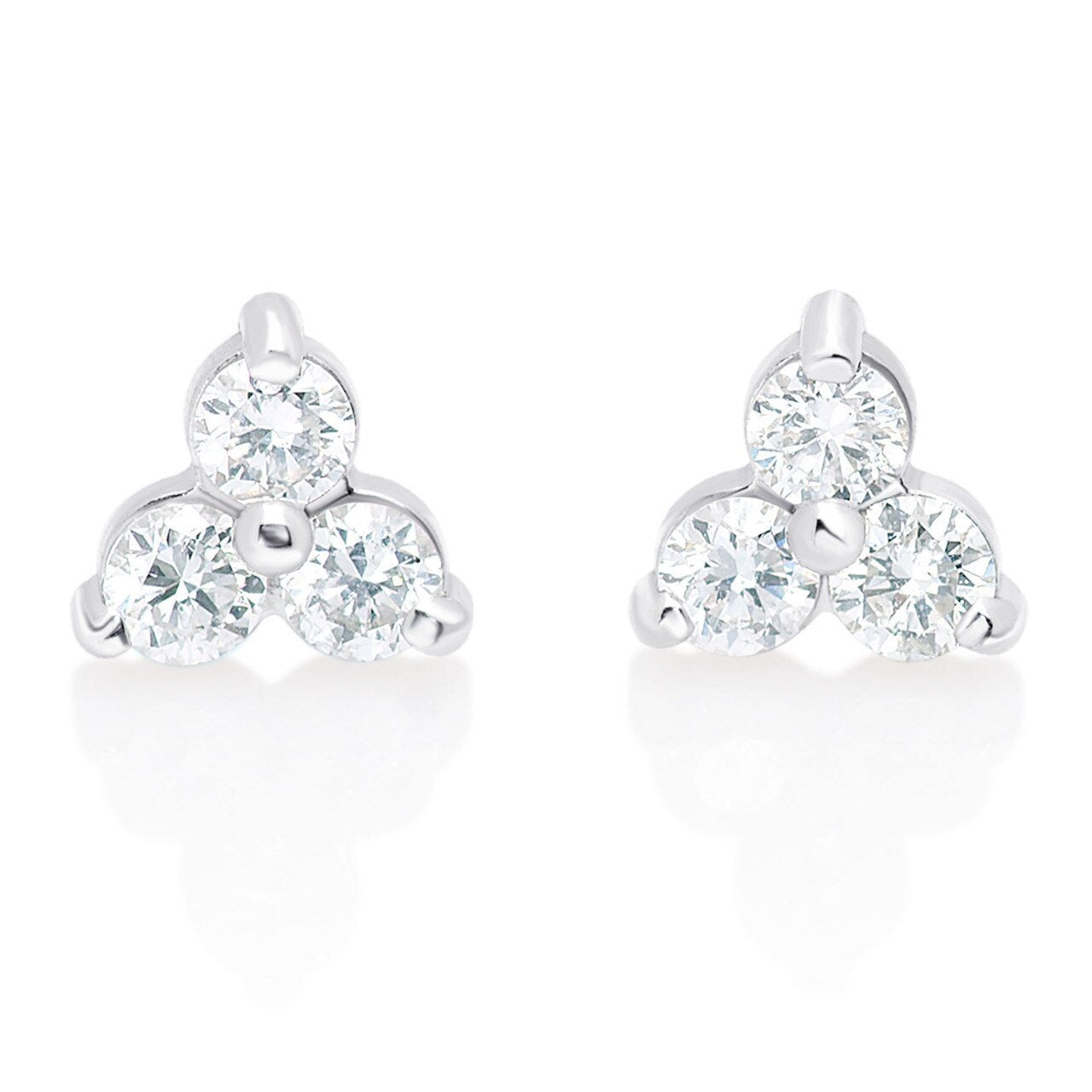 Triple Diamond Cluster Studs
