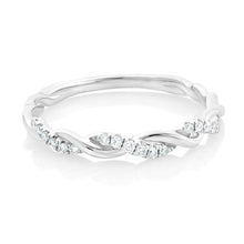 Load image into Gallery viewer, Diamond Twist Band - White