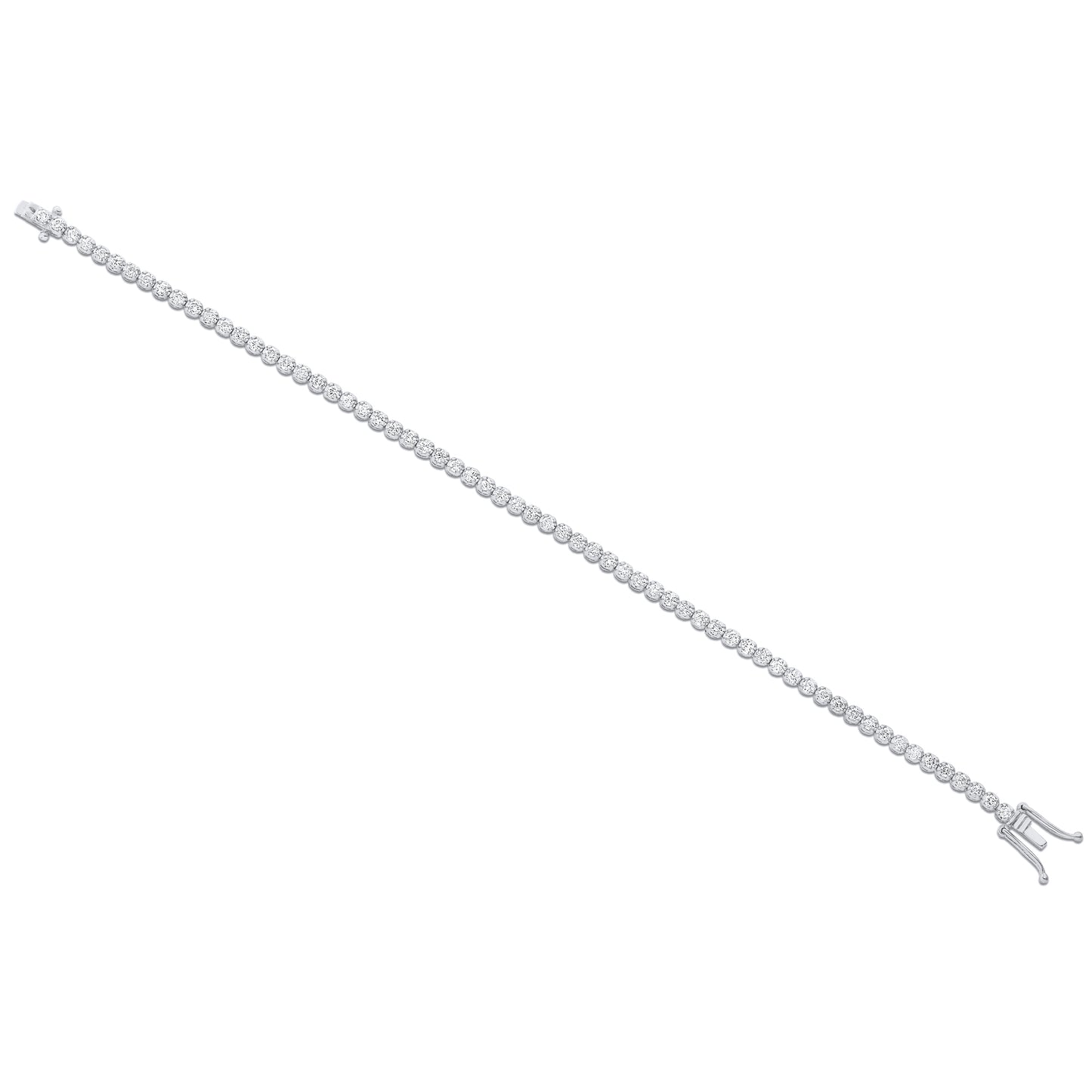 Dainty 2 Carat Diamond Tennis Bracelet