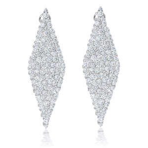 Diamond Shape Hanging Earrings