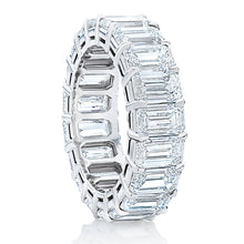 Load image into Gallery viewer, Emerald Cut Diamond Eternity Band - Two