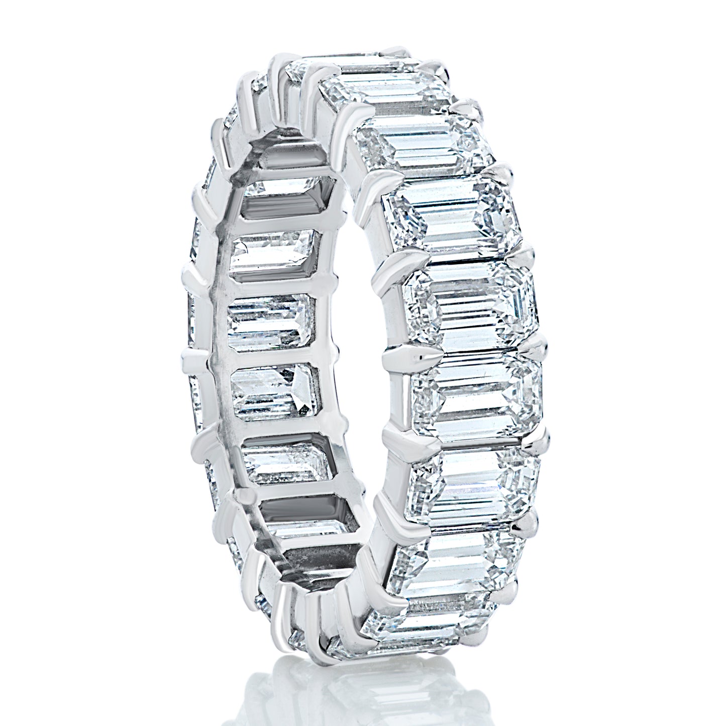 Emerald Cut Eternity Band - Two