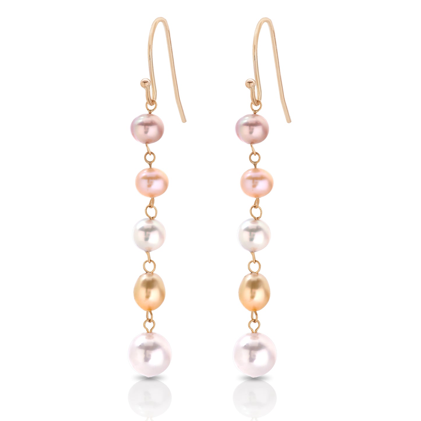 Multi Color Pearl Earrings