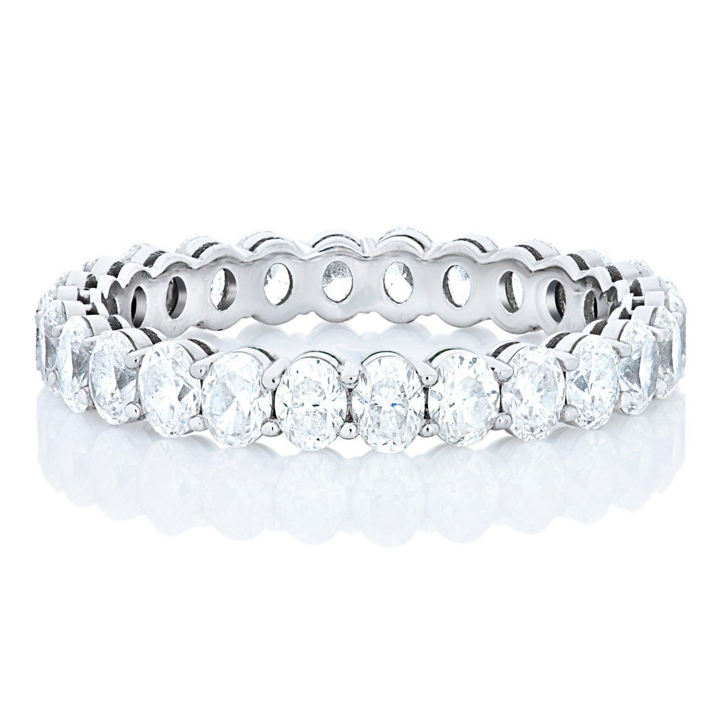 Petite Diamond Oval Eternity Band