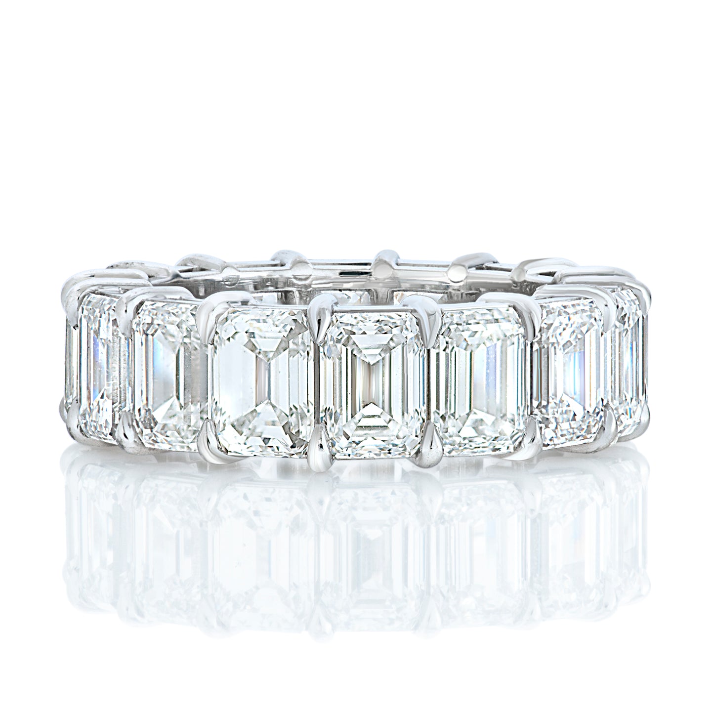 Emerald Cut Diamond Eternity Band